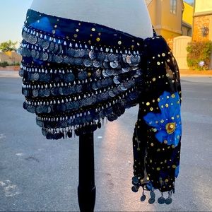 Hip scarf for belly dancing or a bikini cover up!